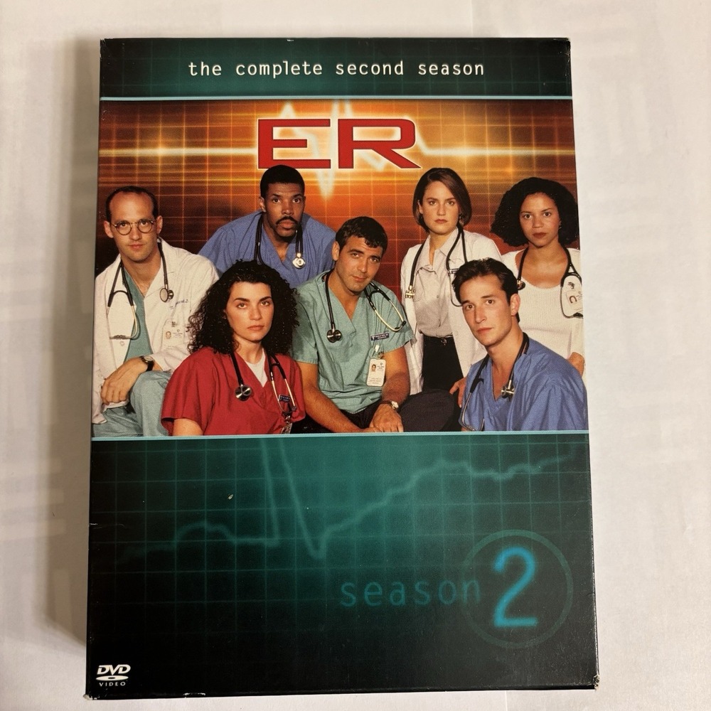 ER The Complete Second Season DVD 4-Disc Set 2004 Season 2 Widescreen